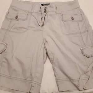 white black cargo shorts